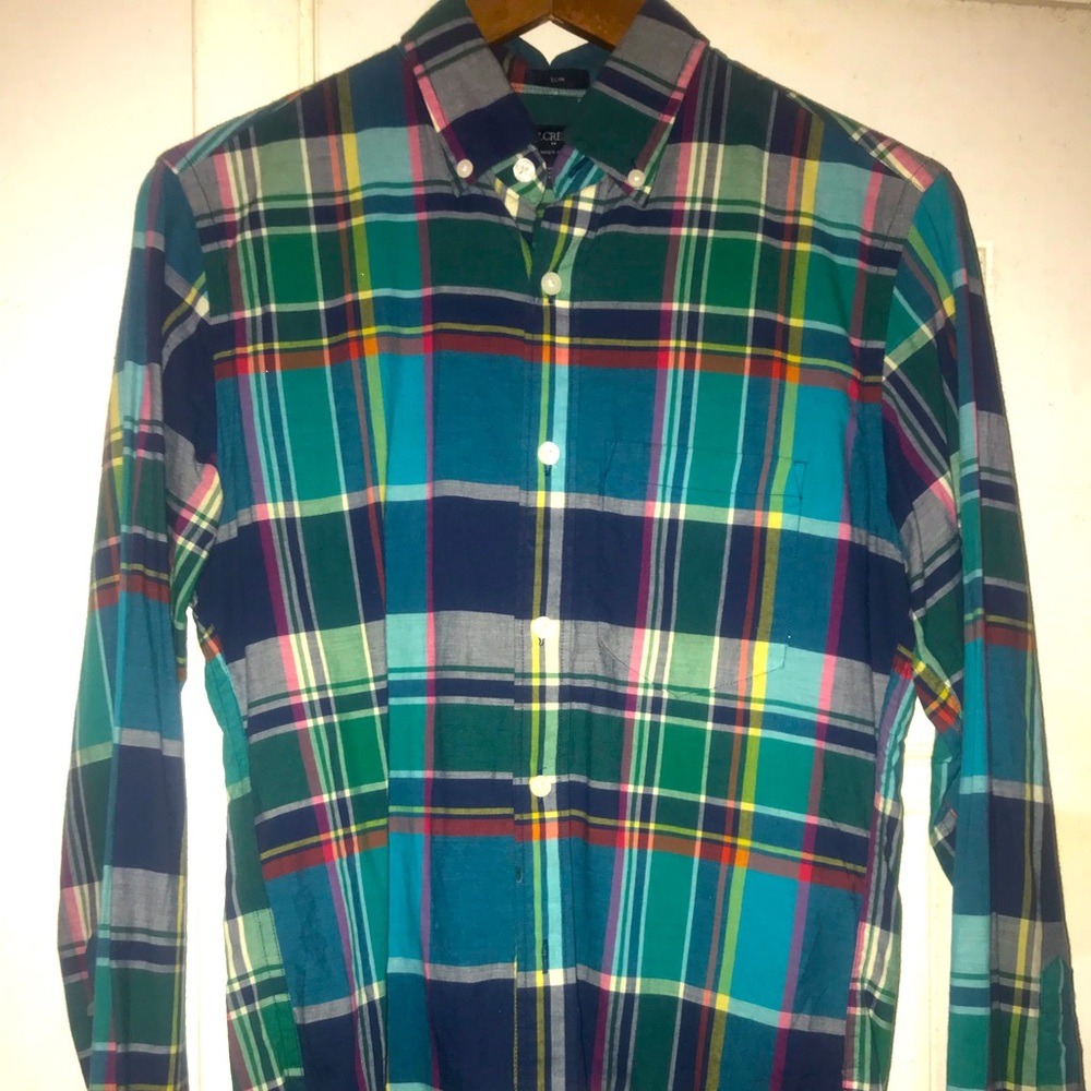 Colorful Plaid Men's Shirt